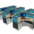 Modern Office Desk Design With Wooden Desktop Surface And Metal Frame Drawer Storage