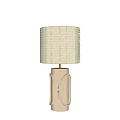 Cream wind table lamp 3d model