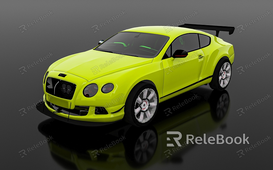 Bentley Continental GT Luxury Car sports car 2012 Car Toy Ornaments Auto Show Exhibition Road Game Scene Props Parking Lot model