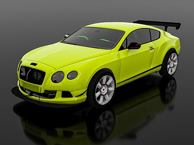 Bentley Continental GT Luxury Car sports car 2012 Car Toy Ornaments Auto Show Exhibition Road Game Scene Props Parking Lot model