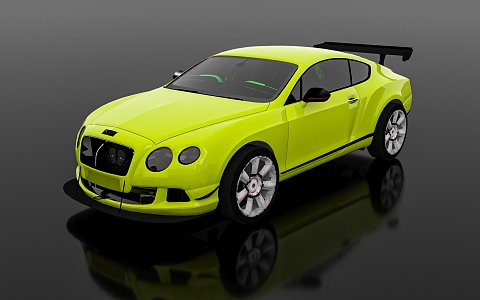 Bentley Continental GT Luxury Car sports car 2012 Car Toy Ornaments Auto Show Exhibition Road Game Scene Props Parking Lot 3d model