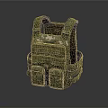 Camouflage Tactical Vest With Multiple Pockets And Adjustable Straps For Daily Use