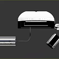 Advanced Healthcare Monitoring System With Digital Data Display Screen Handheld Unit And Connecting Cable