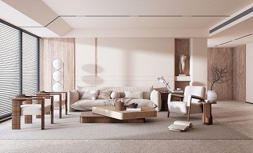 The Silent Living Room 3d model