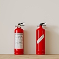 Modern fire extinguisher dry powder fire extinguisher 3d model