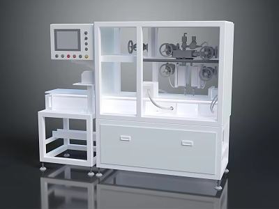 Outdoor Amusement Equipment for Children with Safe Structure and Modern Play Design Features 3d model