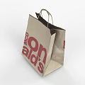 Everyday McDonald's Brown Paper Bag With Yellow Logo And Handles