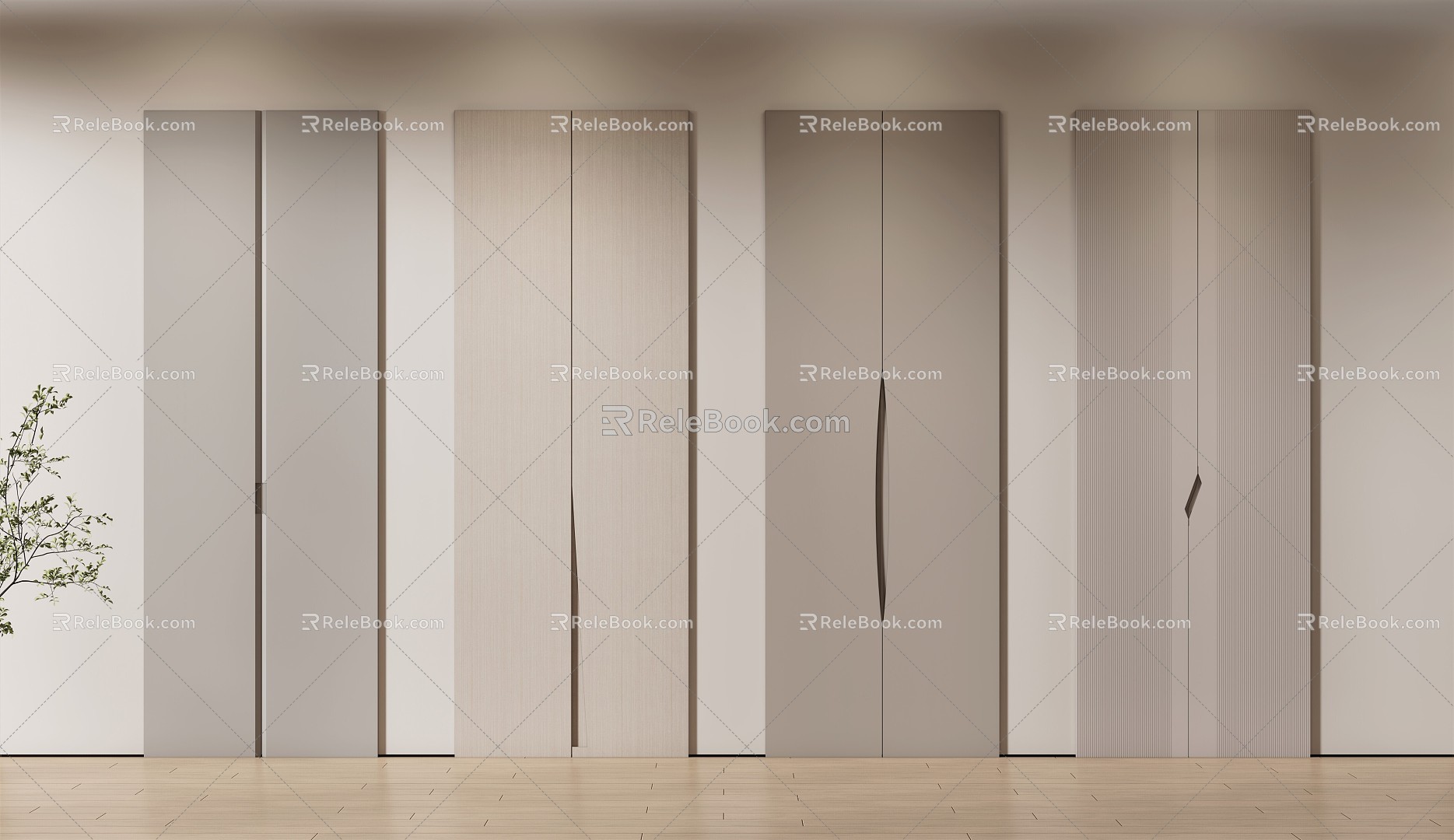 Modern cabinet door 3d model