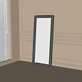modern floor mirror 3d model