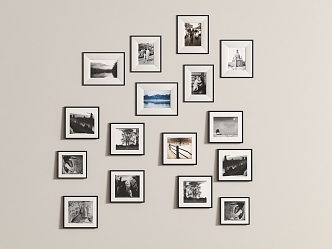 Photo Frame Photo Wall 3d model