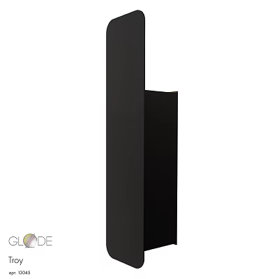 Modern Black Wall Lamp With Sleek Vertical Design For Indoor Home Decor 3d model