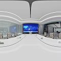Monitoring room 3d model