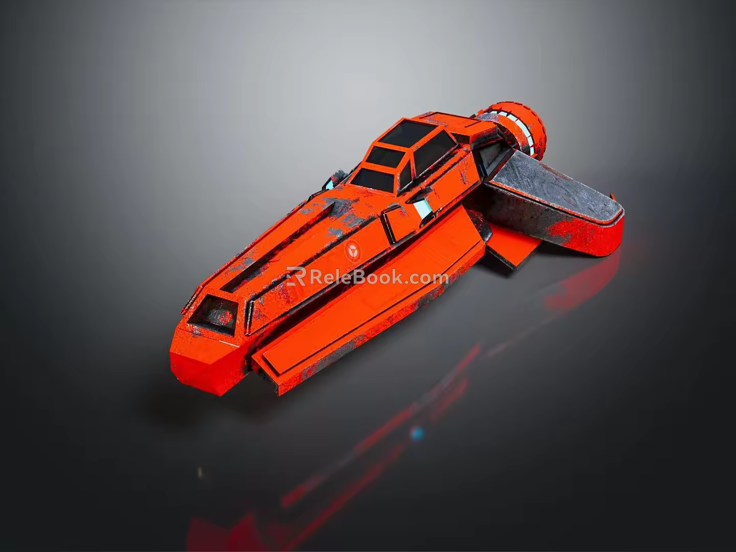 Modern Spaceship Spacecraft 3d model