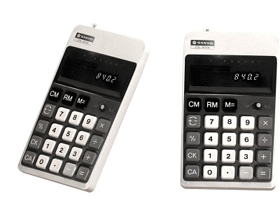 modern calculator computer model