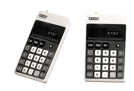 modern calculator computer 3d model