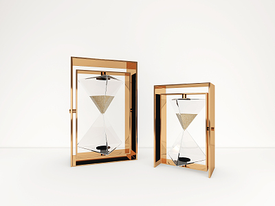 modern hourglass 3d model