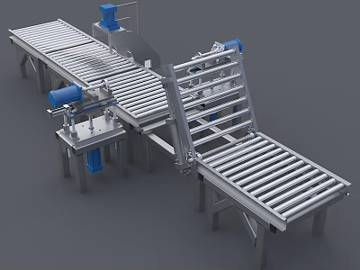 Production Line 3d model