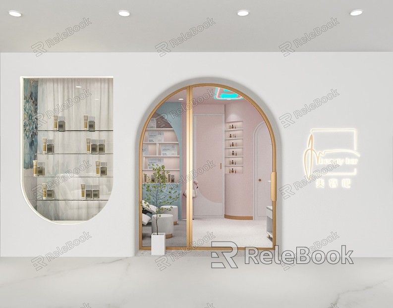 Modern Beauty Salon Beauty Shop model