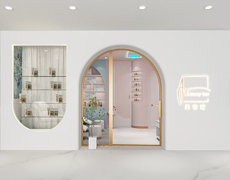 Modern Beauty Salon Beauty Shop 3d model