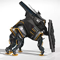 Robot Machine Fighting Robot Mechanical Instrument Future Warrior Future Fighting Machine 3d model