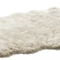 Fluffy Textured Shaped Rugs With Cloud Like Design In Two Colors 3d model