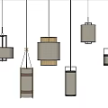 Small chandelier combination 3d model