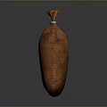 Sack Bag Grain Bag Bundle Sack Bundle Sack Jute Sack 3d model
