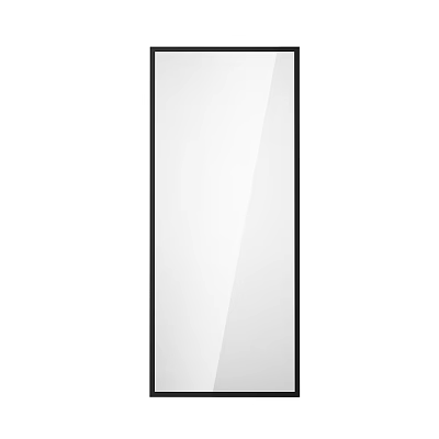 Sleek Modern Full Length Mirror With Black Frame For Home Decor 3d model