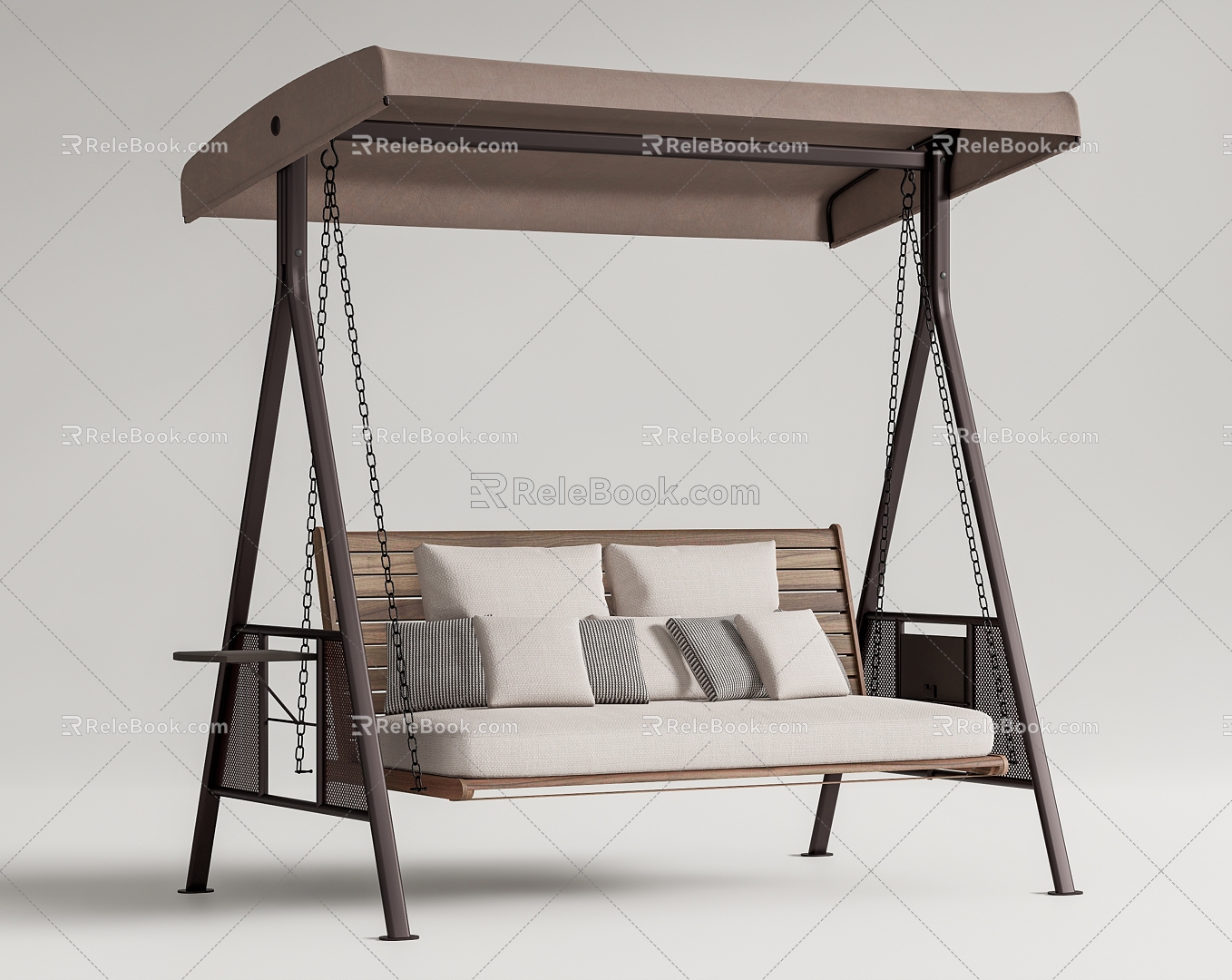 Modern Swing Chair Outdoor Swing Courtyard Swing Hanging Chair Outdoor Rocking Chair 3d model