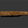 Natural Wood Stone Material With Rich Brown Texture And Decorative Surface