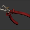 Red Handle Pliers Tool Holding Screw For DIY Repair Projects