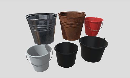 Modern bucket 3d model