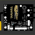 integrated circuit board circuit board integrated circuit integrated circuit integrated block electronic board electronic component electronic part chip 3d model