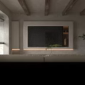 Warm Natural Living Dining Room Interior With Beige Sofa Wooden Coffee Table And Geometric Rug