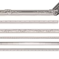 French plaster line carved plaster line combination 3d model