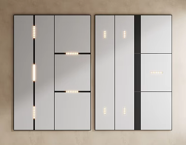 Modern Ceiling Honeycomb Large Panel Ceiling 3d model