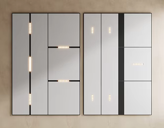 Modern Ceiling Honeycomb Large Panel Ceiling 3d model