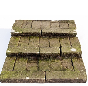 stone step model 3d model