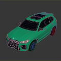 Green Sporty SUV With Panoramic Sunroof And Black Alloy Wheels