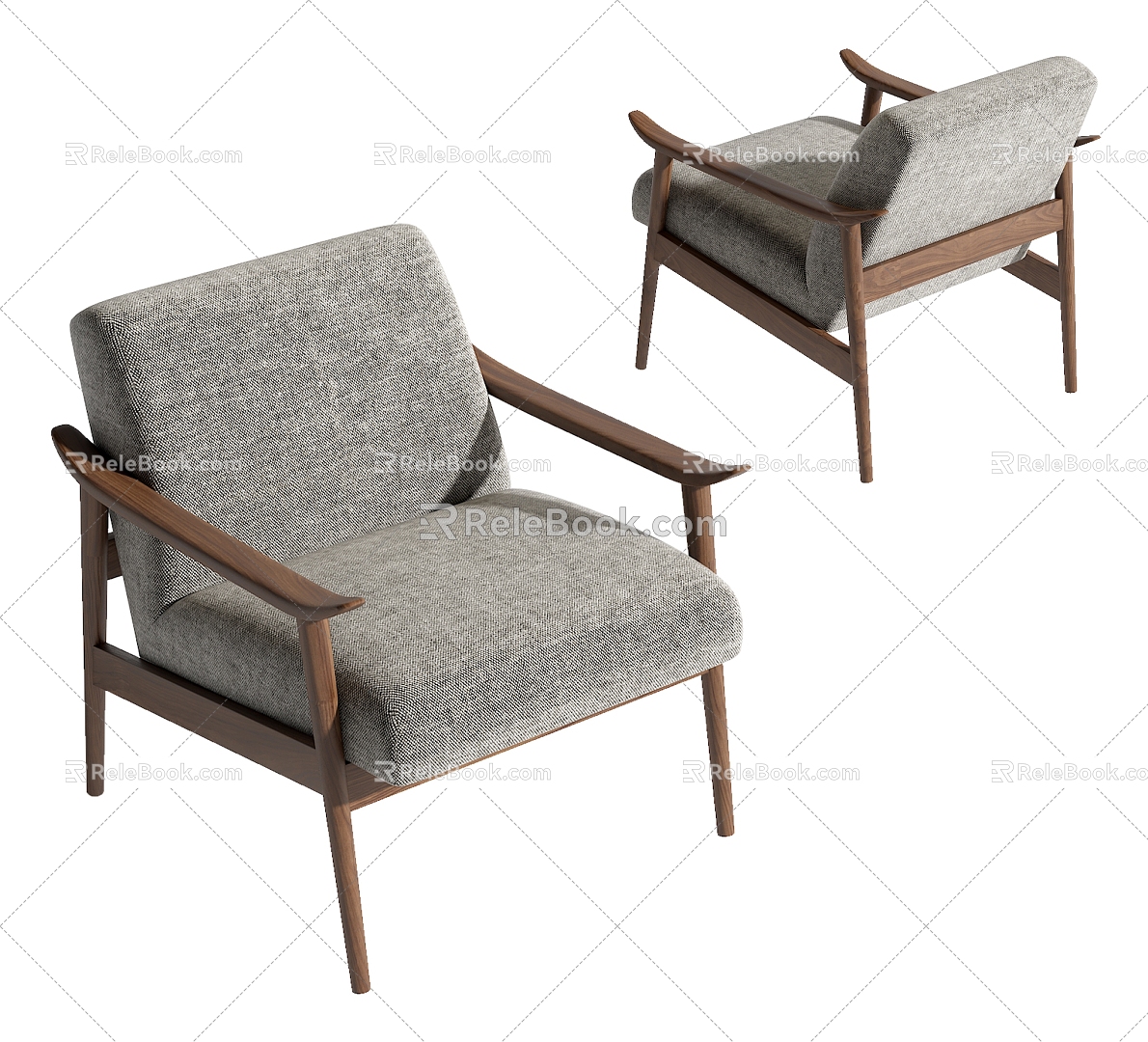 Quiet Wind Leisure Chair 3d model