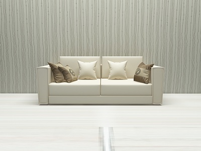 Modern double sofa model