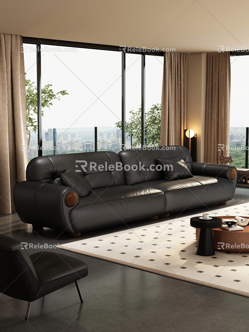 modern sofa 3d model