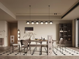 Modern Restaurant 3d model