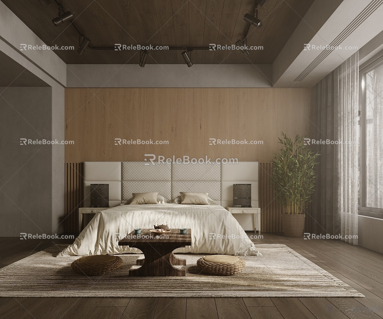 Modern Bedroom 3d model