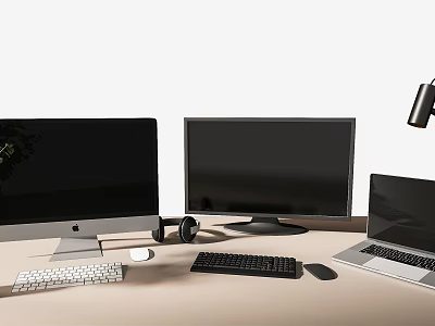 modern computer 3d model