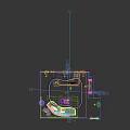 Elegant Modern Beauty Salon Reception With Skin Care Sign Decorative Lights And Display Shelves