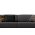 modern double sofa 3d model