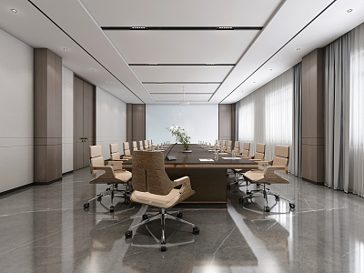 Modern Meeting Room Meeting Table and Chair model