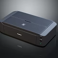 Canon Modern Black Desktop Office Appliance Printer With Sleek Design 3d model