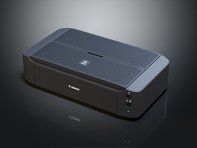 modern printer laser printer office printer 3d model